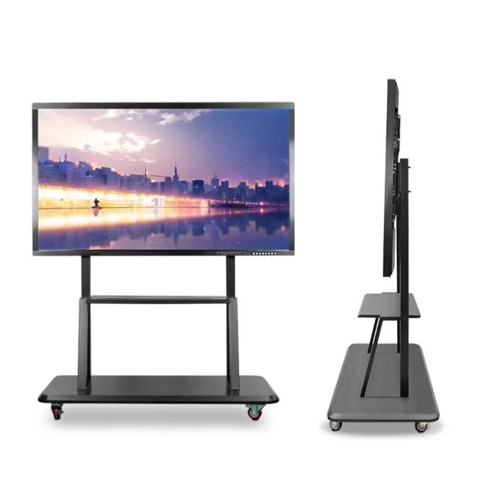 pen finger touch 65 inch interactive flat panel 4K electronic whiteboard smart boards for school education