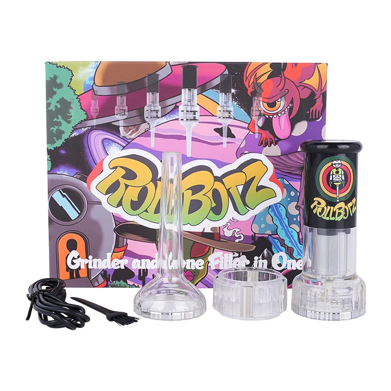 Good Quality Electric Herb Grinder Filler Bead Grinding Mill with USB Chargeable Smoking Accessories