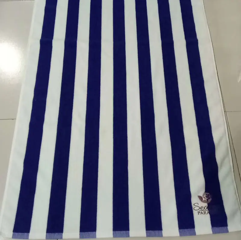 2023 hot sale gray cotton beach towels