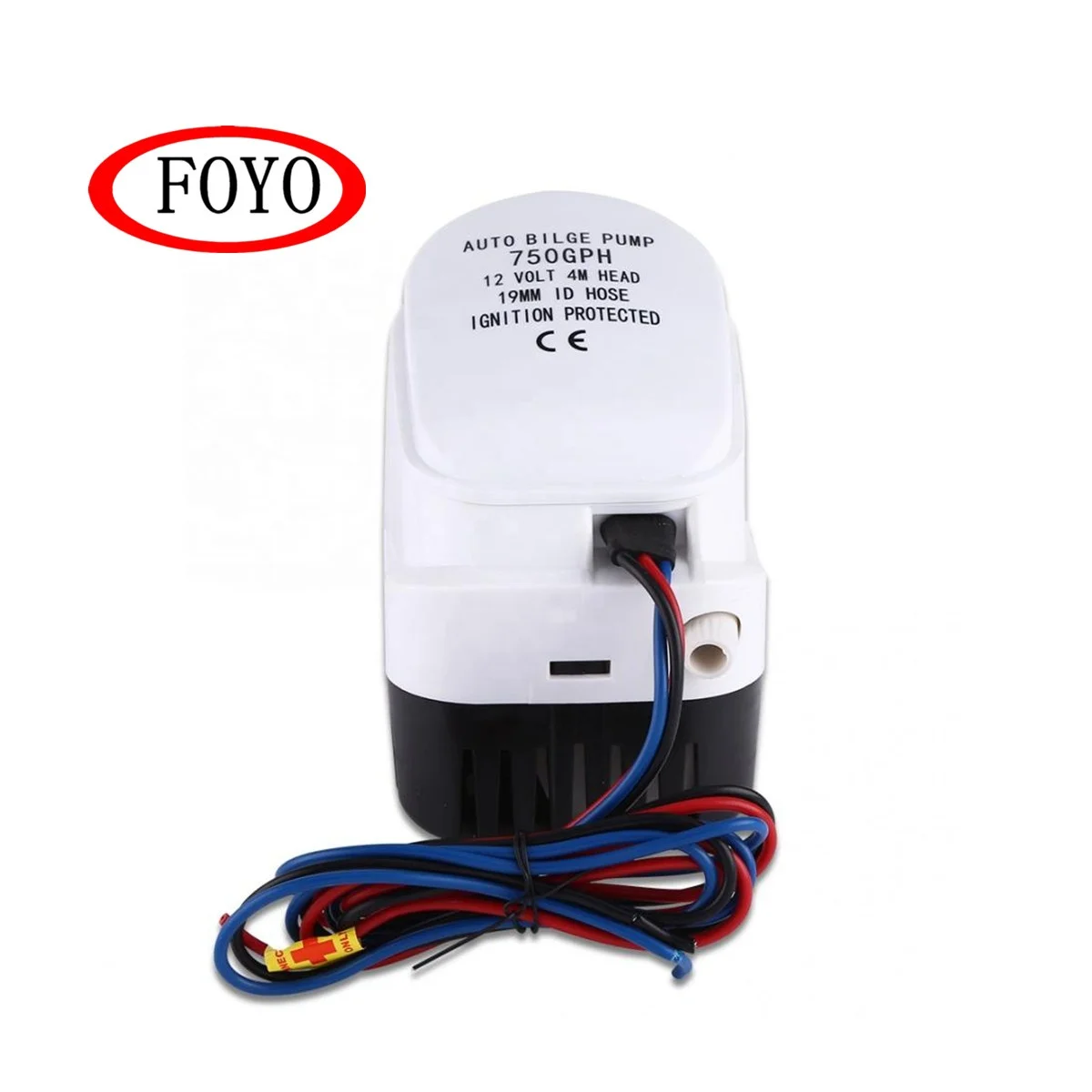 Foyo Brand Cheap Price not solar Submersible Boat Bilge Water Pump 12 volt  dc 1100 GPH Automatic Bilge Pumps for Pools