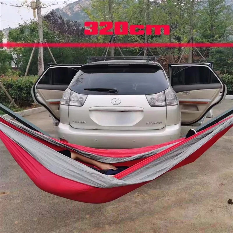 Portable Nylon Outdoor Camping Portable 2 Person Car Hitch Mounted Hanging Hammock Chair