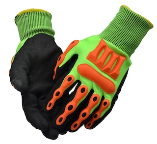 High Impact CUT 5 Resistant Gloves for Oilfield and Gas and Mining Industry Safety Working
