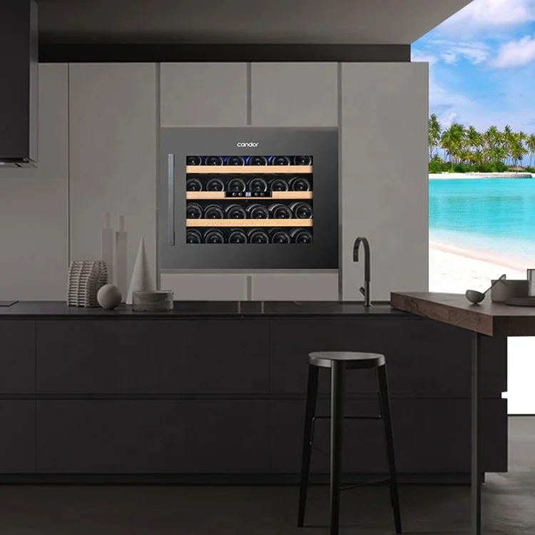 Factory custom quality 24 bottles built in compressor wine cellar electric wine coolers for home use