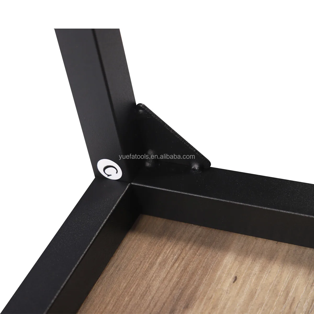 Side Table Sofa Accent Couch Table Metal Frame C Shaped End Table For Coffee Snack Laptop