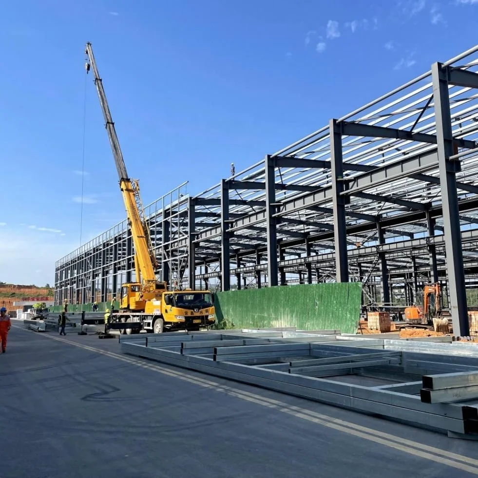Convenient Light Prefab Steel Structure Prefabricated Metal Hotel Building Construction