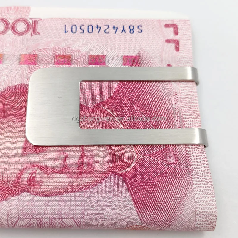 Персонализированный мужской кошелек-зажим для денег из нержавеющей стали под заказ