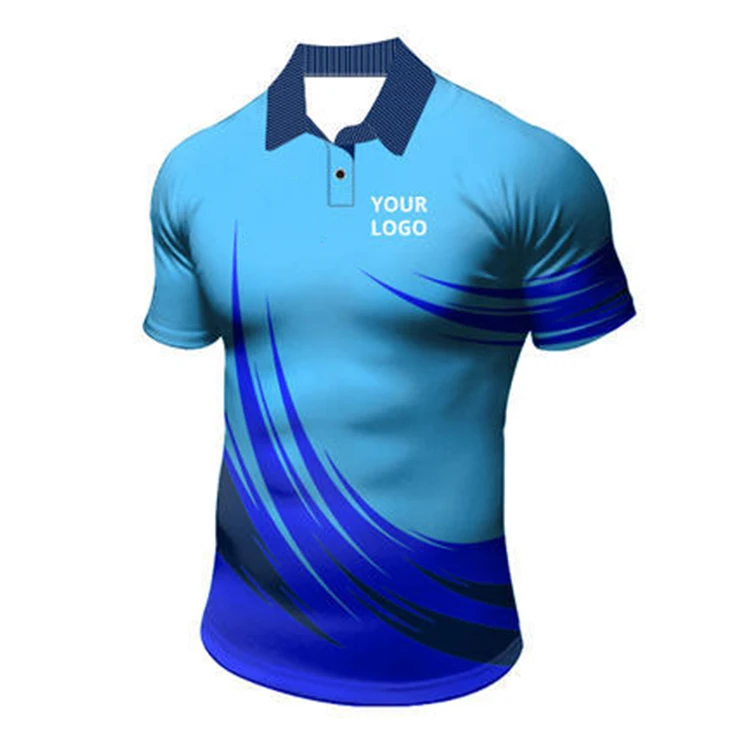Custom design team uniforms Sublimation pattern logo colored Club sports cricket jersey