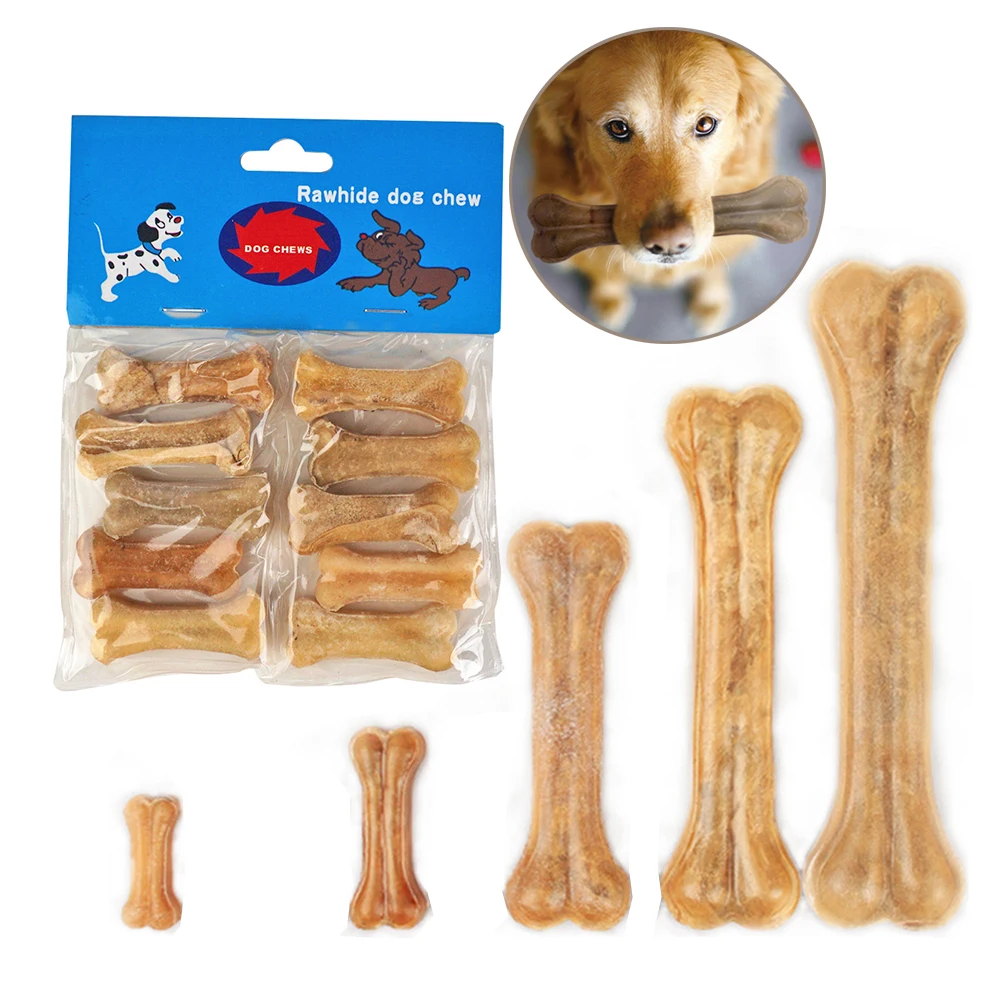 Healthy Long Lasting Teeth Cleaning Dog Chew Bones Pet Treats for Small Medium Large Dogs
