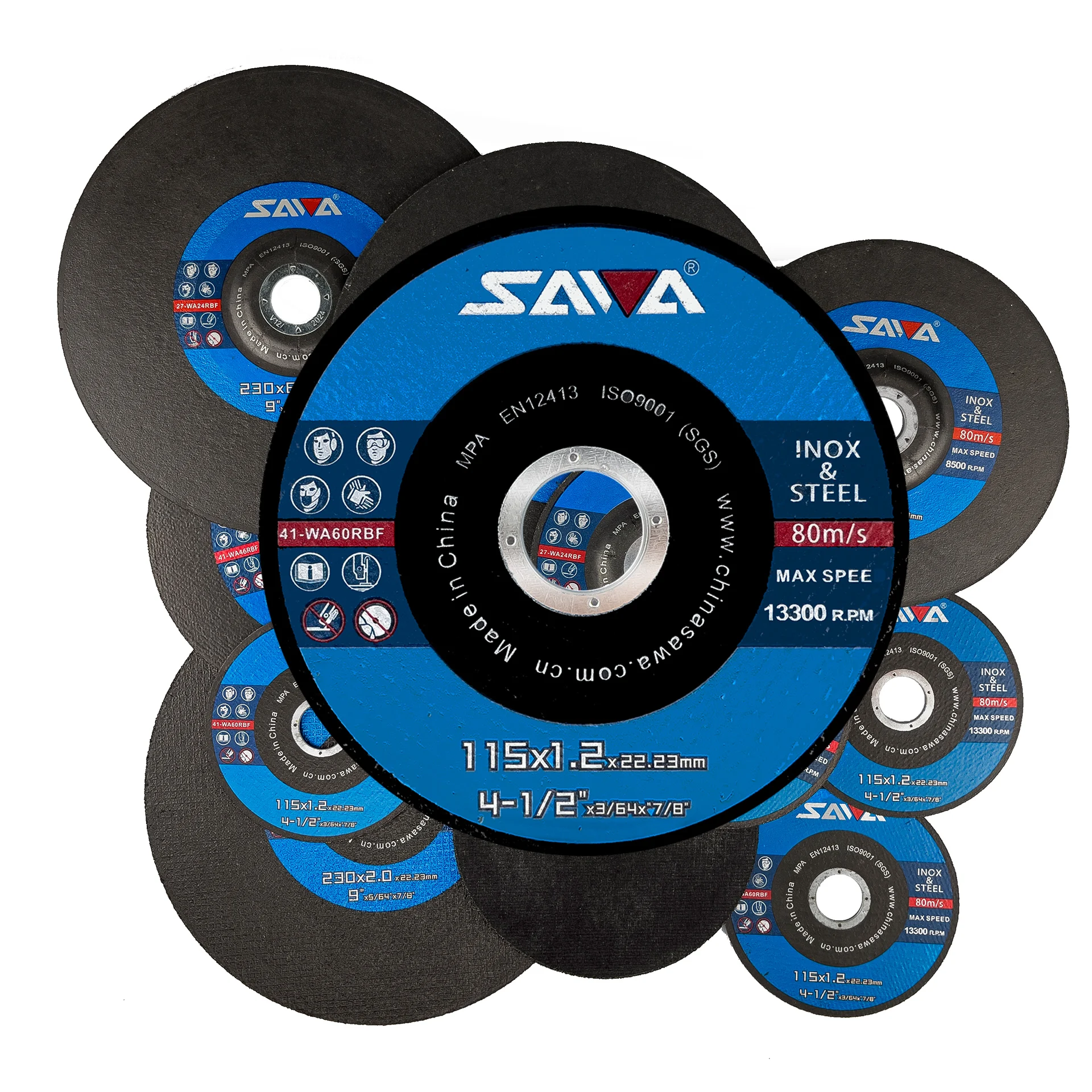 115x1.2x22.23mm White Alumina Cut Off Wheel Cutting Wheel