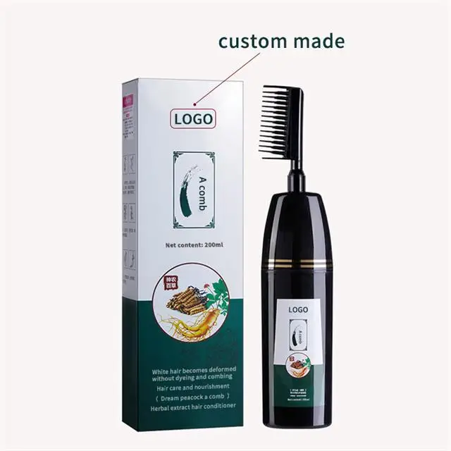 New Arrival Hair Care Comb Magic White Hair Dye for Wholesale Mieano Magic Black Hair Color