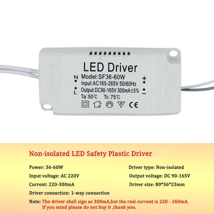 Non-isolated Led Lighting and Circuitry Design Led Driver