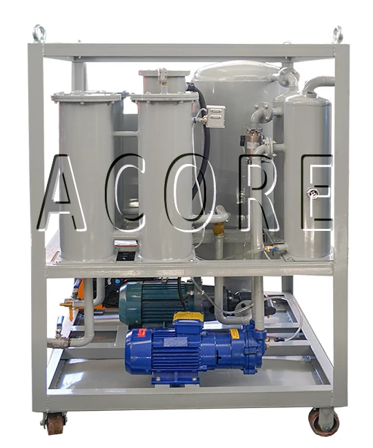 Portable  Waste Lube Oil Purification Plant Lubricant Oil Online Filtering Plant Purifier Filter Machine Processing Systems