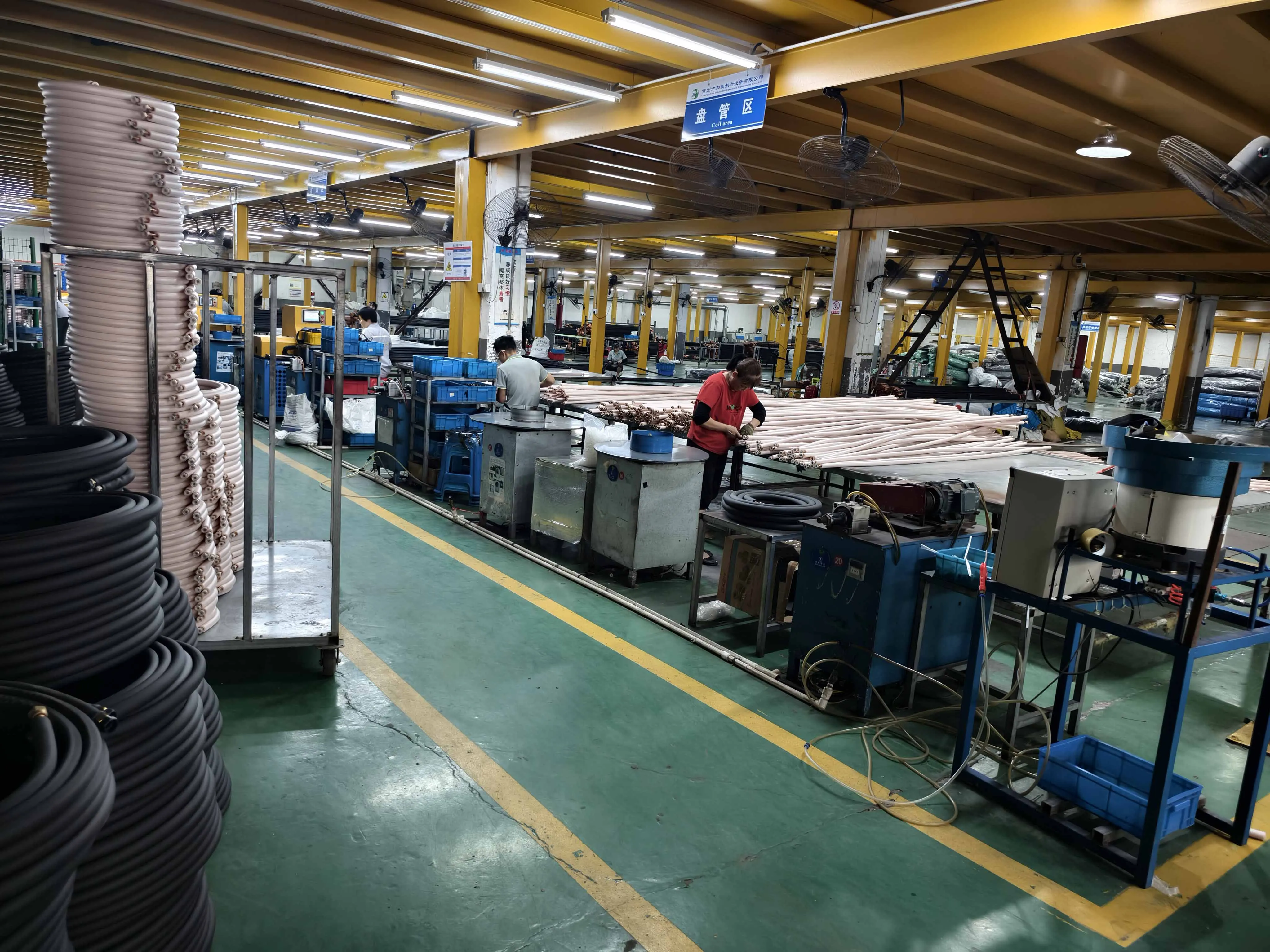 HVAC Copper Pipe  High Quality 1/4 3/8 15m Copper Pipe Roll Refrigerators 99.9% Copper White PE Excellent Air Conditioning