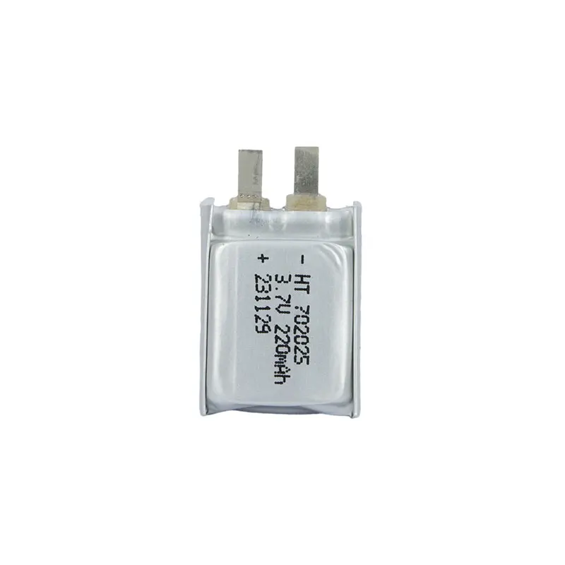 Customized High Discharge Rate 702025 20C Lipo Battery 220mah 3.7V Rechargeable Lithium Polymer Battery for Cigarette Lighter