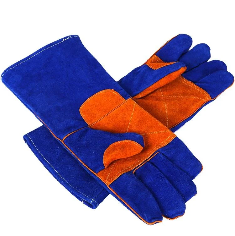 PPE personal protective equipment 16 welding hand leather gloves for welder heat resistant safety gloves