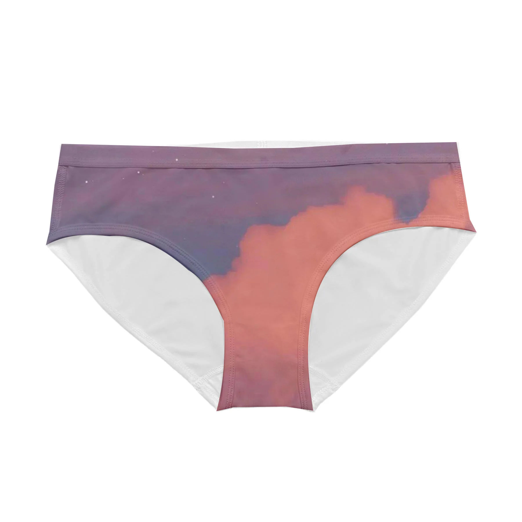 Polyester Sublimation Blanks Women Underwear White Panties Bikini Classic for Women Adults Sexy Bikini Printed Thong Bikini