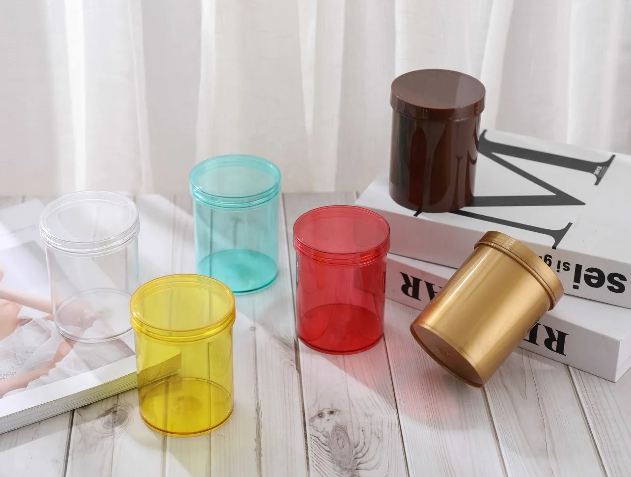 Custom Slim or Wide Air Tight Jar Containers Restaurant