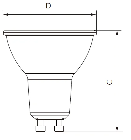 Essential LED 4.6-50W GU10 827/830/865 36D LED BULB GU10 PHILIPS