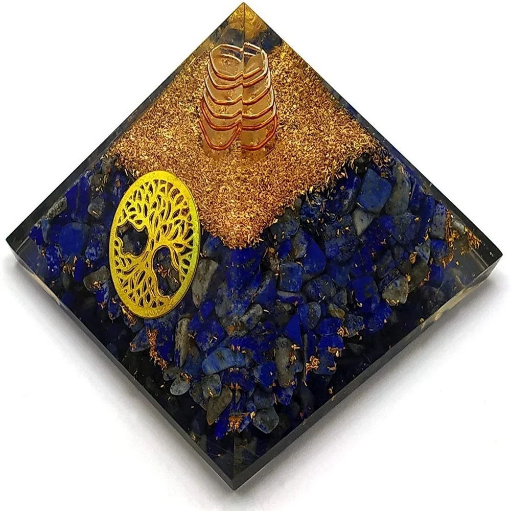Пирамида оргонита оптом | Пирамида оргонита ляпис-лазурит, пирамида оргонита из дерева жизни | Оптовая продажа оргонита