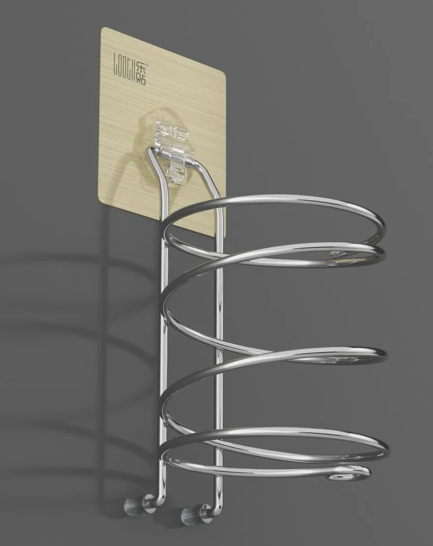 Professional Spiral Hairdryer Holders Wall Mounted Hair Salon Hood Dryer Holder