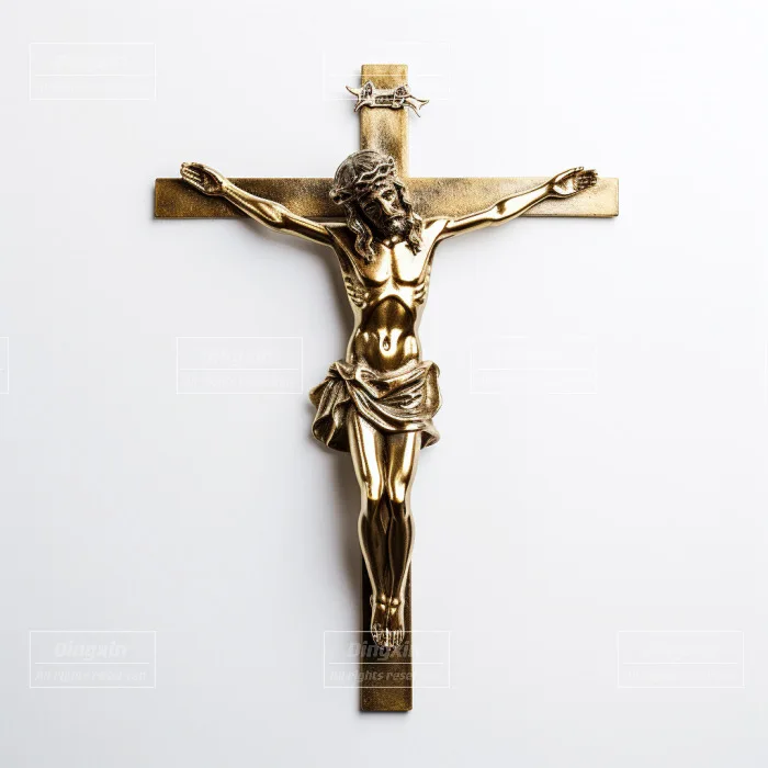 factory Wholesales High Quality Metal Crucifix Cross With Stand jesus christ cross for Home Office Church Christian Decor