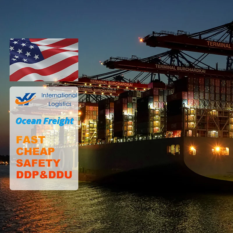 cheapest price sea freight forwarder shipping DDU DDP service from Ningbo to Usa/Europe