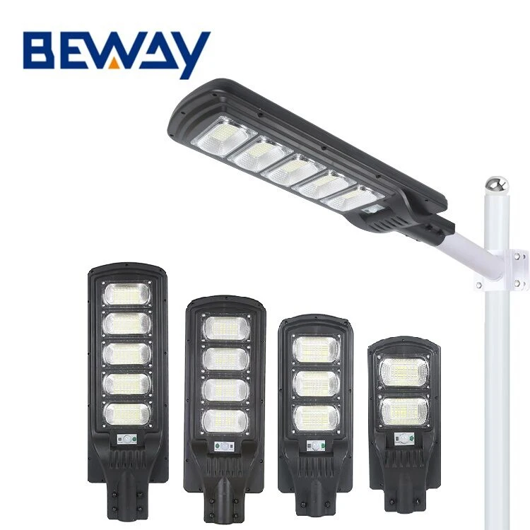 High Power Outdoor Lighting IP65 Smd 50 100 150 200 250 300 Watt All In One Led Solar Street Lamp