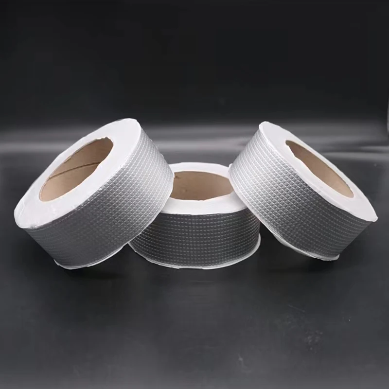 Butyl Repair Tape Super Waterproof Butyl Rubber Aluminium Foil Tape Strong Adhesive