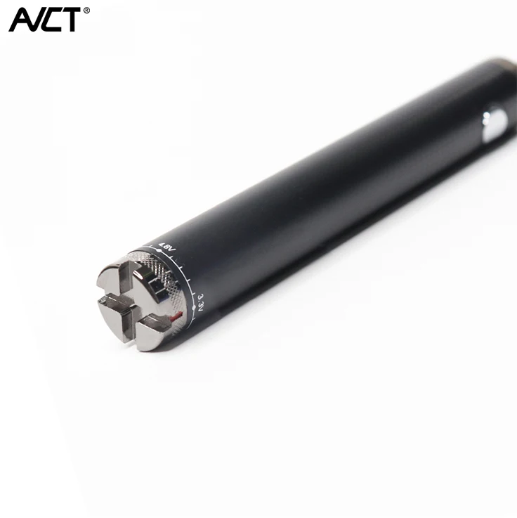 510 Thread 1600mAh Preheating CBD Battery Adjustable Voltage EVOD Twist 2 Batteries For 510 Cartridge