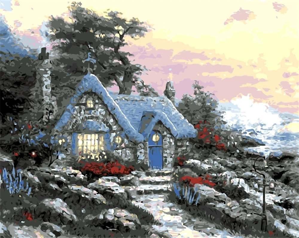 Custom Seascape Designs DIY Digital Oil Painting by Numbers