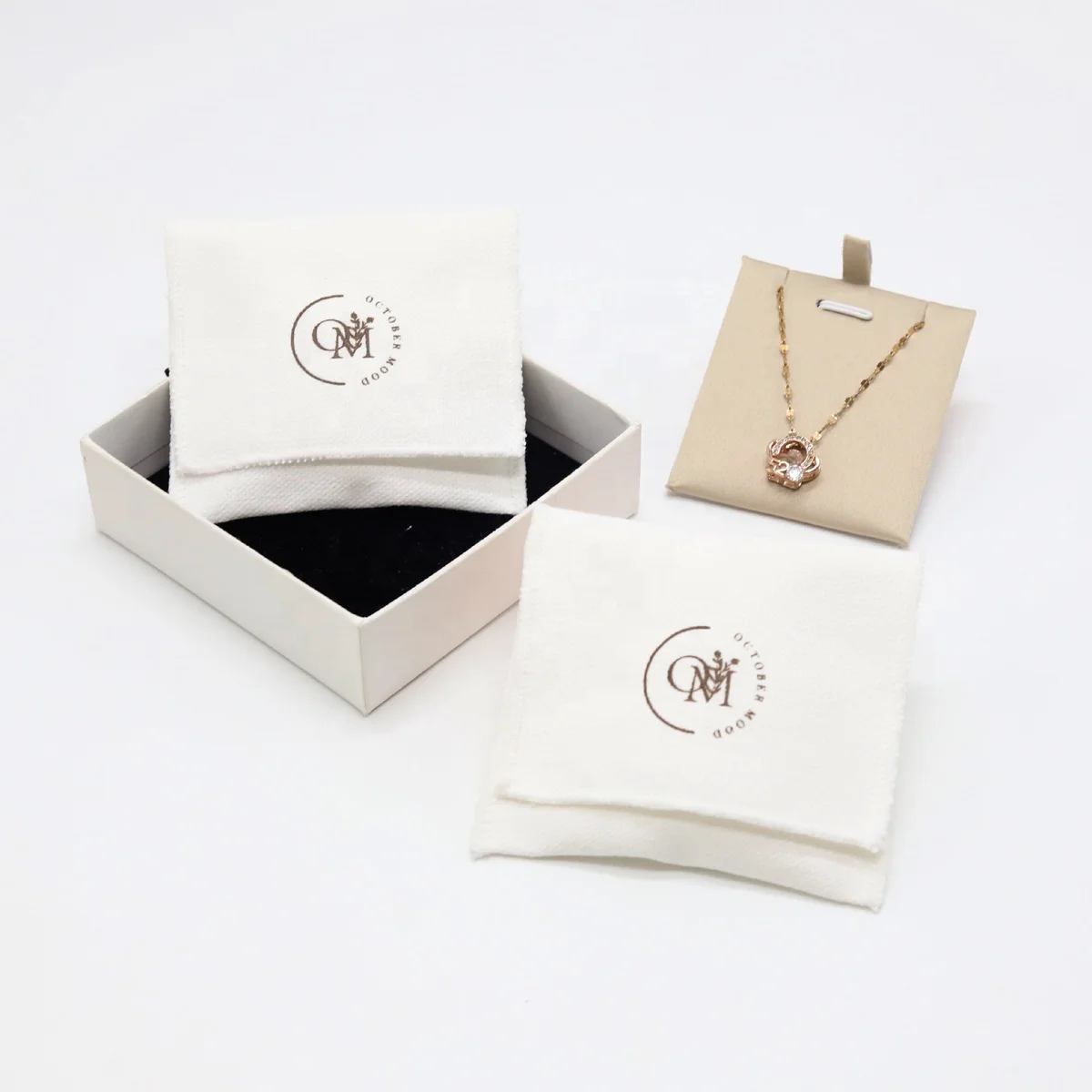 Hot Sale Mini Jewelry Pouch Packaging Bag Luxury Envelope Earring Flap Bag Small Earring Envelope Pouch