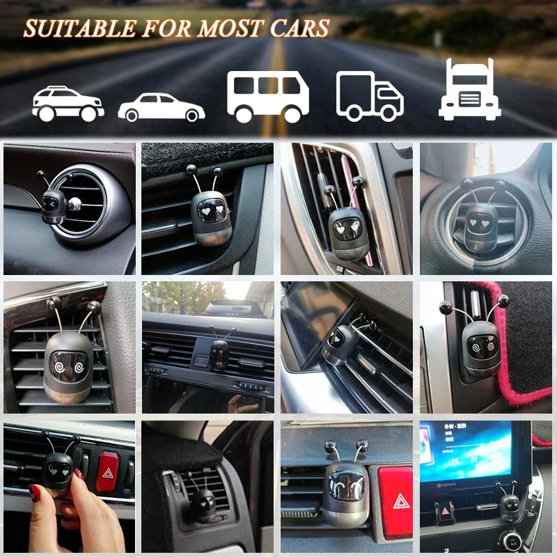 2020 New Coming Car Perfume Air Freshener Cute Car Vent Diffuser Solid Aromatherapy for Auto Interior Decor Accessories