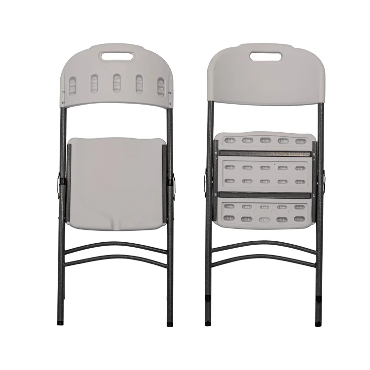 wholesale commercial outdoor wedding and party Plastic metal folding chairs