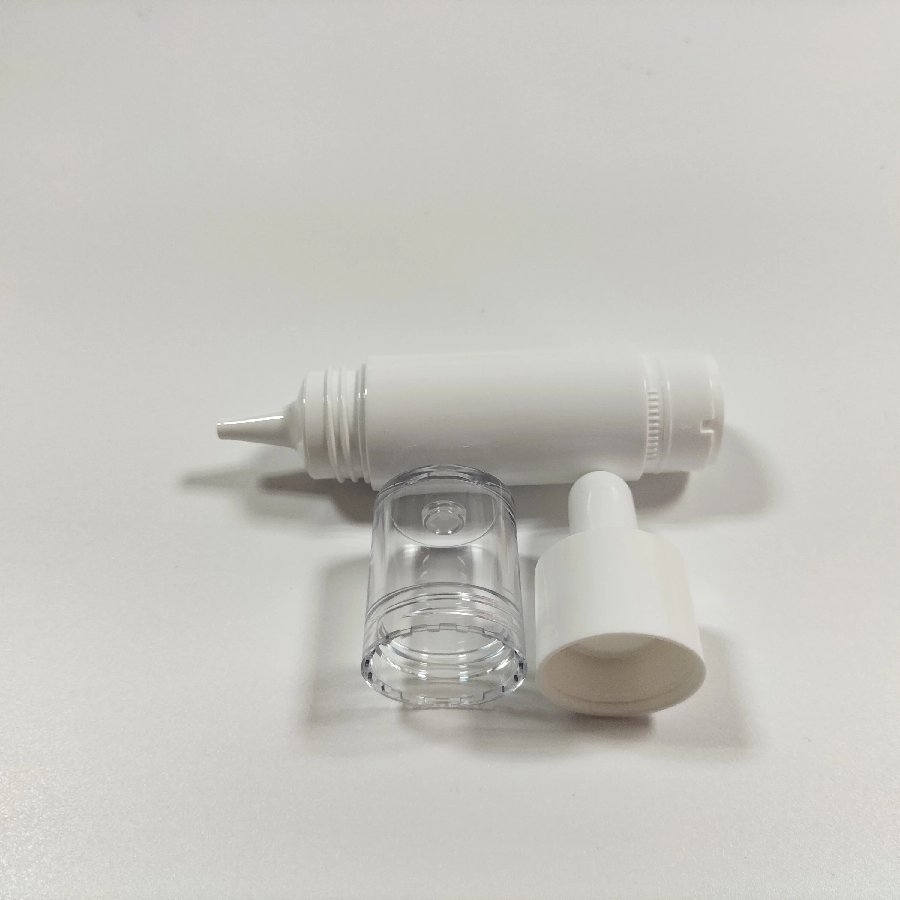 Factory supply 15ml 30ml 50ml Cosmetic vacuum Customizable Luxury Face Skin Care  UV Silver Airless Empty Cosmetic two heads acr