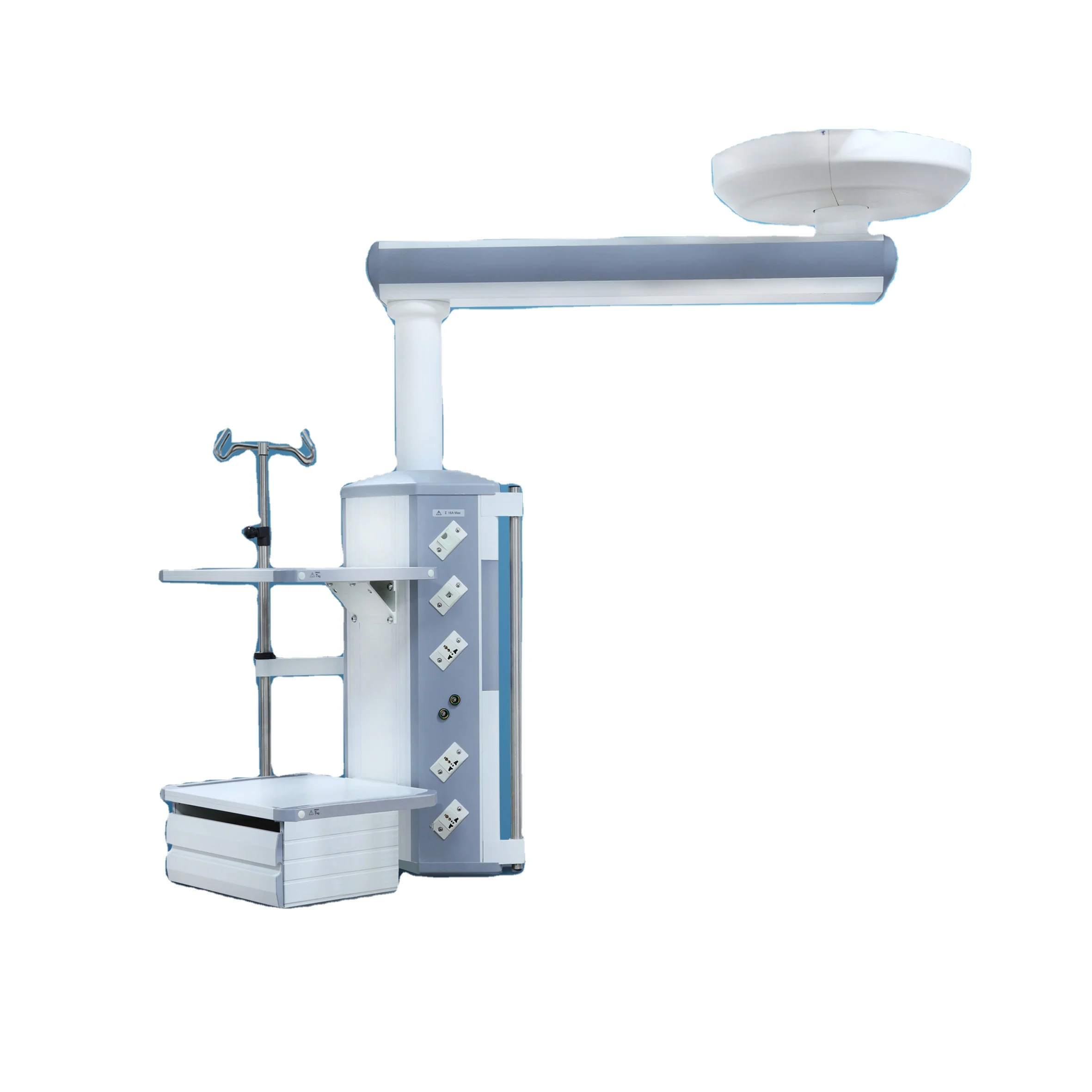 Factory price hospital medical operating room medical gas supply single arm rotating surgical icu ceiling pendant system