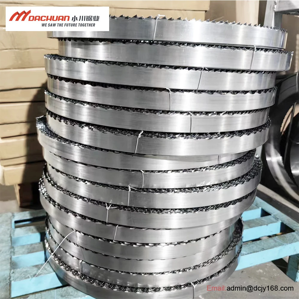 Saw blade machine 34x1.1mm wood band sawmill blade for cut hard wood