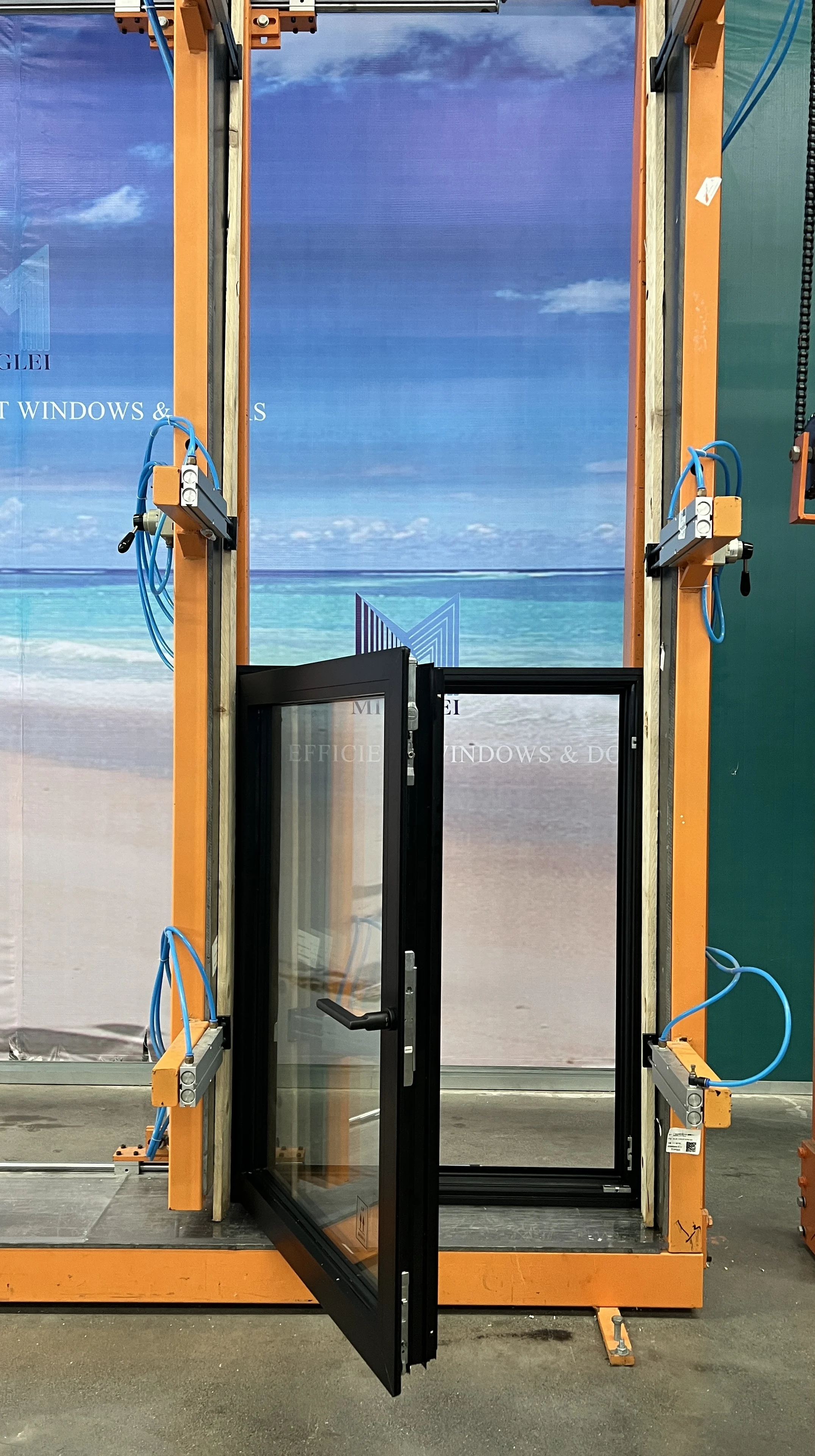 Minglei Aluminum Profile Double Glazed Windows Energy Star Glass triple casement windows Best Tilt and Turn Windows