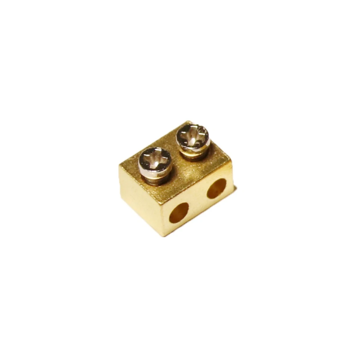 Negotiable design custom brass parts terminal with screws