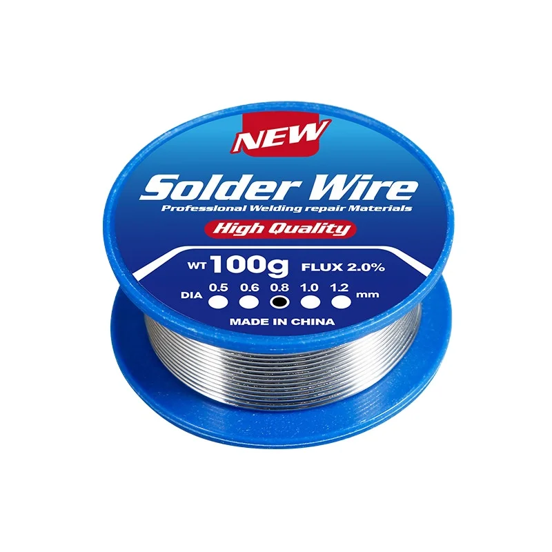 China 100g 0.6mm Soldering Wire 60/40 flux core rosin solder silver welding wire