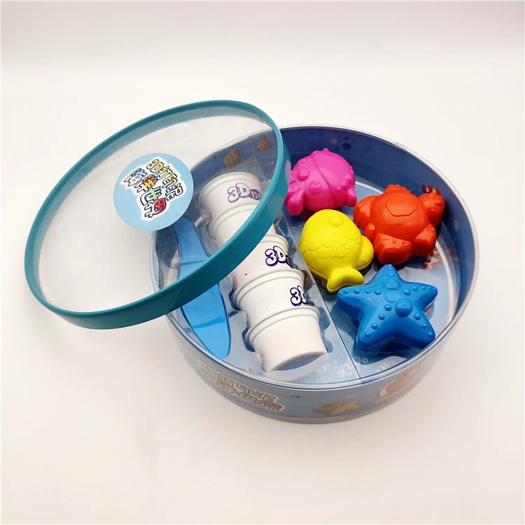 Clear Large Plastic Cylinder Toys Packaging Box OEM Logo Cylinder Container