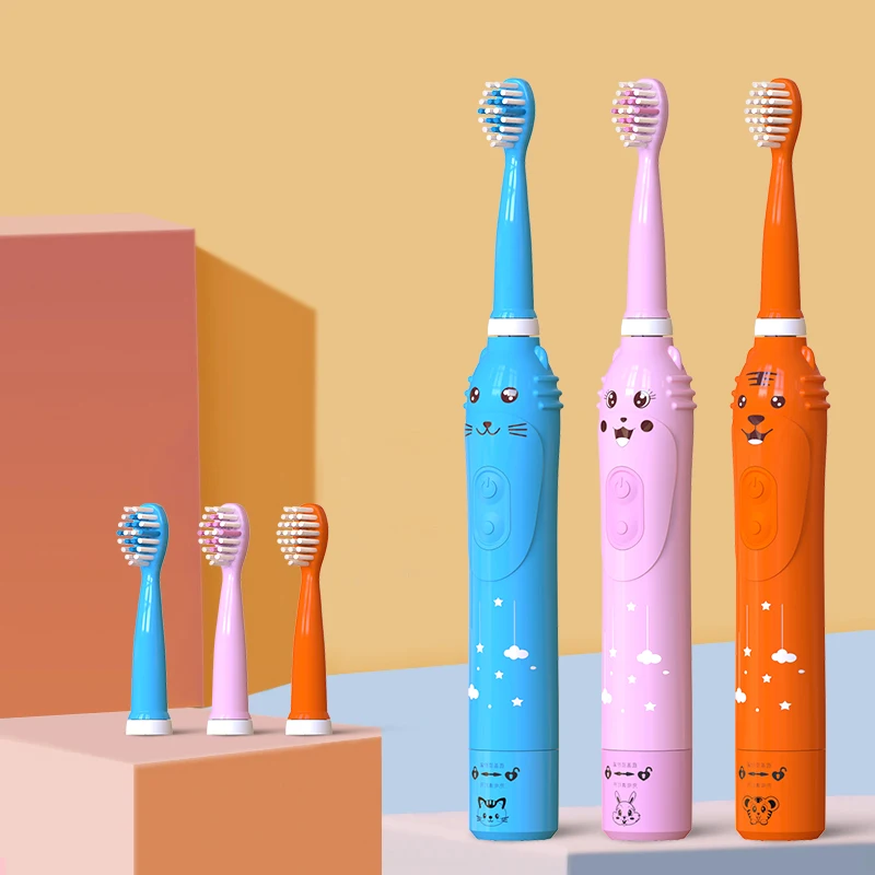 Rechargeable IPX7 Waterproof Smart Child Sonic Electric Toothbrush 34000VPM Automatic Kids
