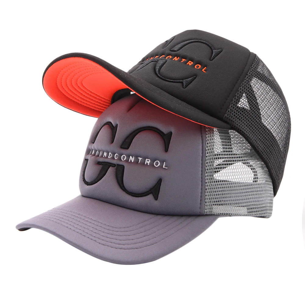 Custom Applique Patch Embroidery Baseball Cap With Mesh Foam Hat Trucker Cap Caps