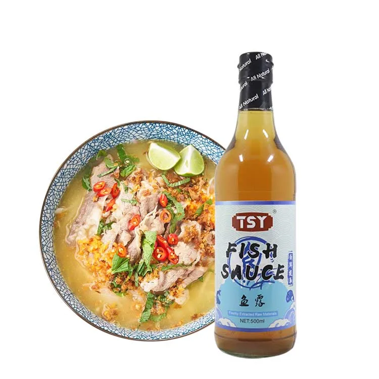 TSY Food Asia Style Thai Sauces Tasty Hot Sale in Vietnam and Thailand Cooking 500ml Seafood Condiment Fish Sauce