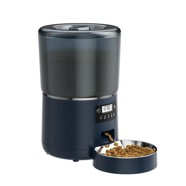 Amazon best selling wholesale wifi remote   dog dry food feeder smart automatic pet feeder