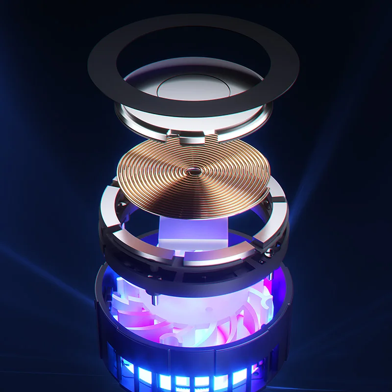 Игра магнитное Беспроводное зарядное устройство для охлаждения магнитное устройство для быстрой зарядки для ip 13 с воздушным охлаждением Беспроводная Быстрая зарядка