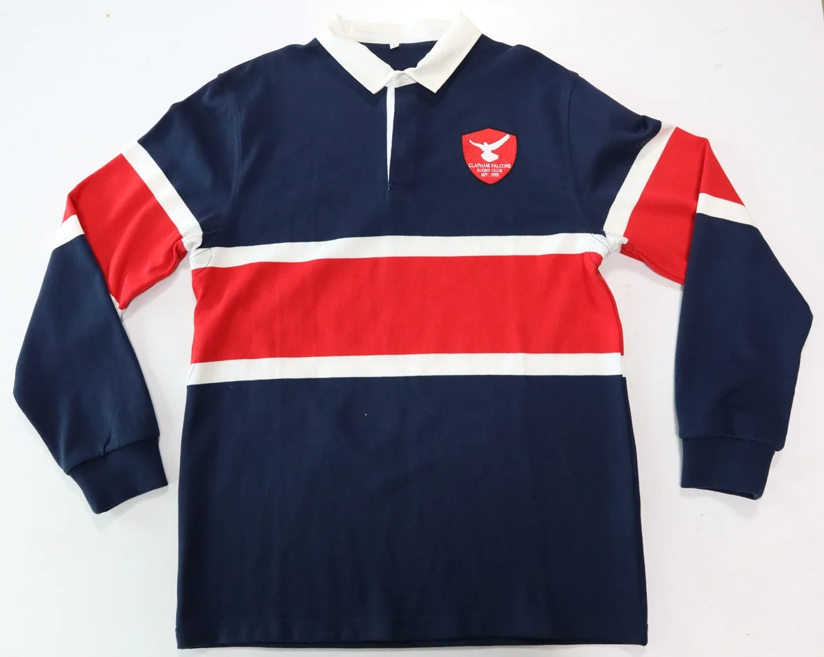 Custom new design 100% cotton heavyweight rugby jumpers jersey