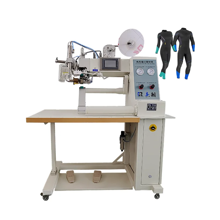 Easy Operation Dual Arms Hot Air Nylon Seam Tape Welder and Sealer for Elastic Fabric Waterproof Sealing