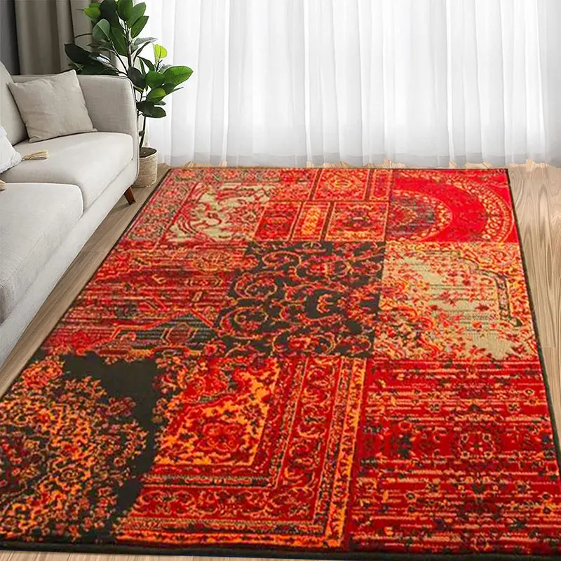 Printed Carpets Nylon Custom Carpet Flooring Living Room Area Rug Polyester Modern Bedroom Carpet