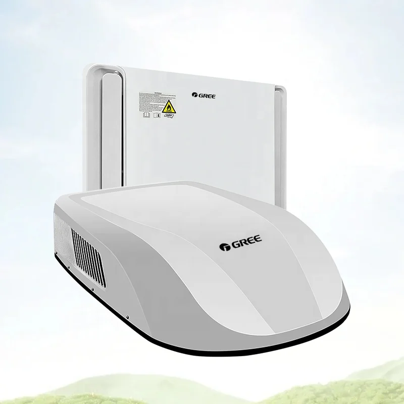 Puremind Cheaper Price R32 RV Rooftop Caravan Air Conditioner 220V Heating Cooling for Tractor Car Bus 9000Btu 12000Btu