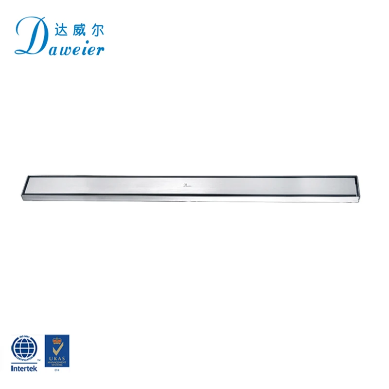 Factory Supplying Tile Insert Stainless Steel Linear Wear Resisting Long Floor Drain